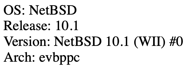 NetBSD Wii bsdfetch